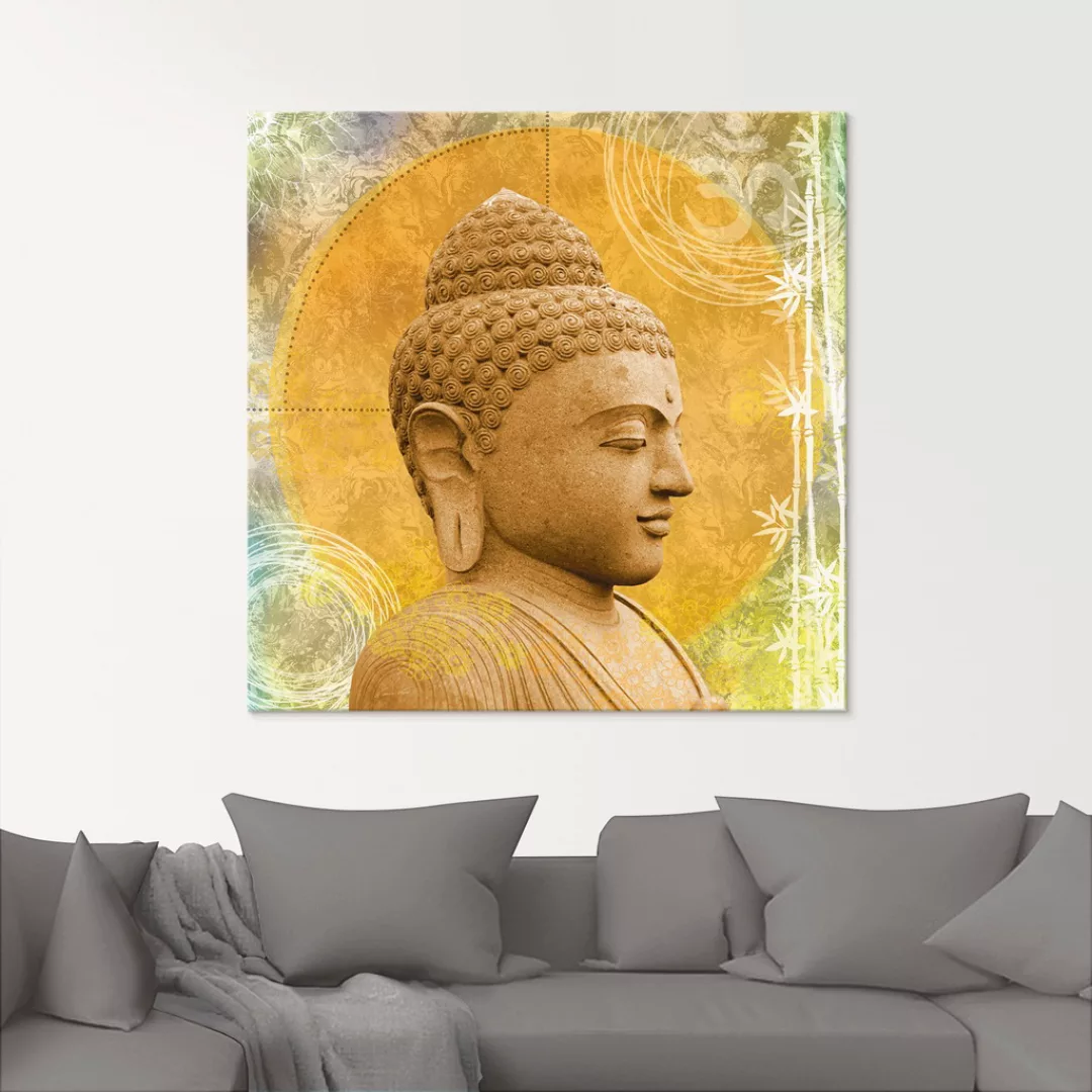 Artland Glasbild »Buddha II«, Spa, (1 St.), in verschiedenen Größen günstig online kaufen