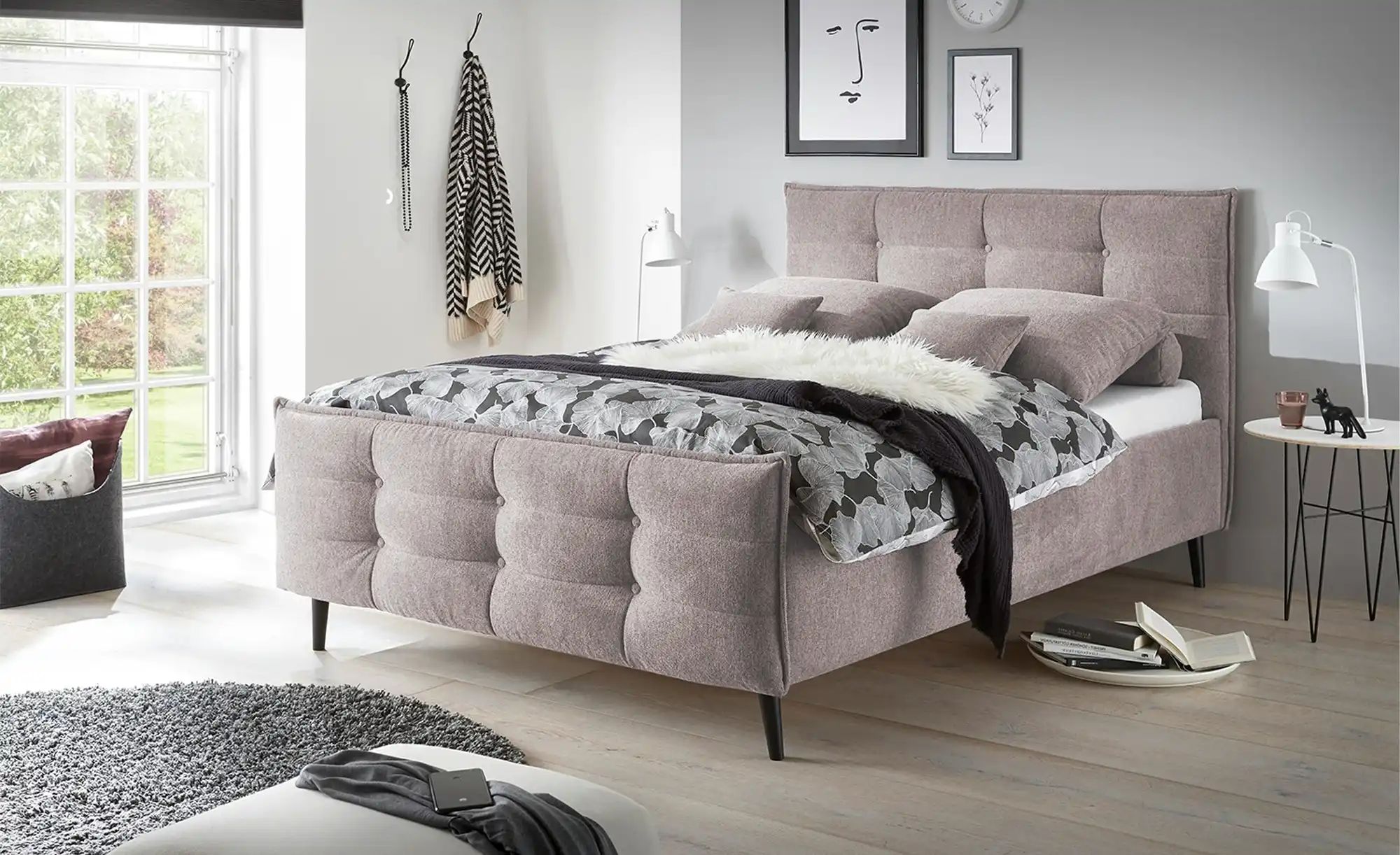 meinBett Polsterbettgestell  Mariano B ¦ rosa/pink ¦ Maße (cm): B: 149 H: 1 günstig online kaufen