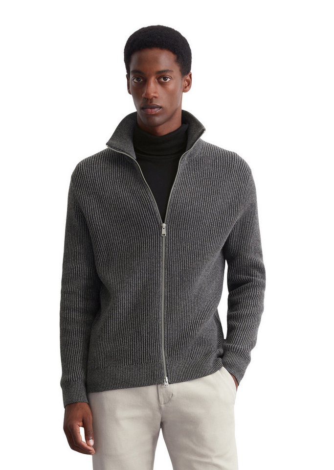 Marc O'Polo Cardigan aus Bio-Baumwolle-Schurwolle-Mix günstig online kaufen