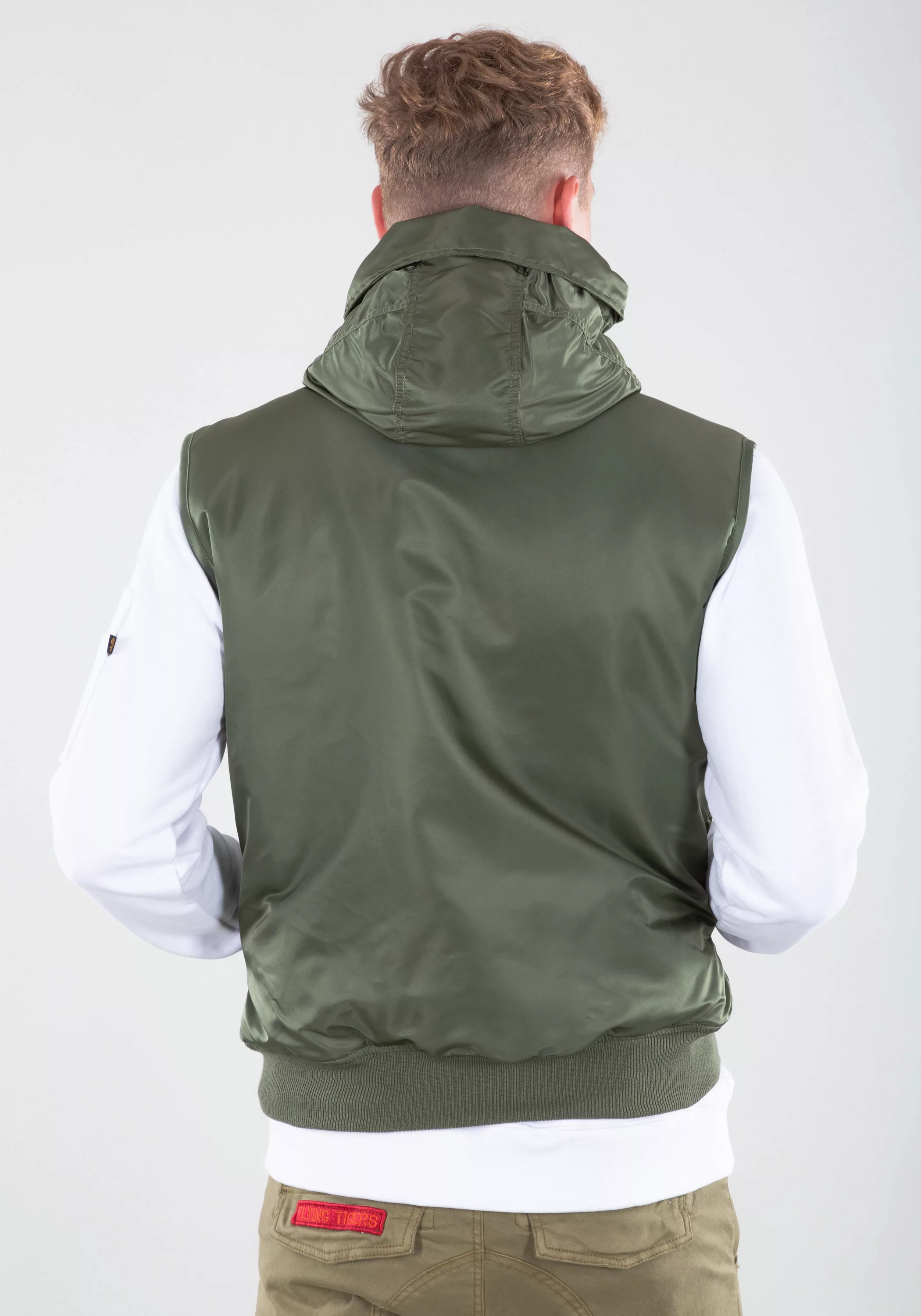 Alpha Industries Blouson "Alpha Industries Men - Vests Hooded MA-1 Vest" günstig online kaufen