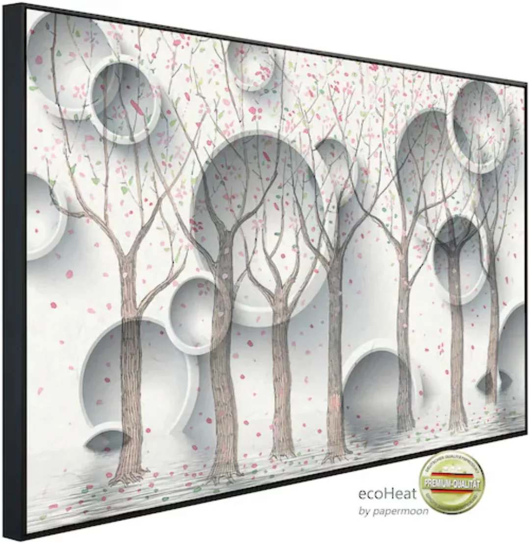 Papermoon Infrarotheizung »Muster mit Bäumen«, sehr angenehme Strahlungswär günstig online kaufen