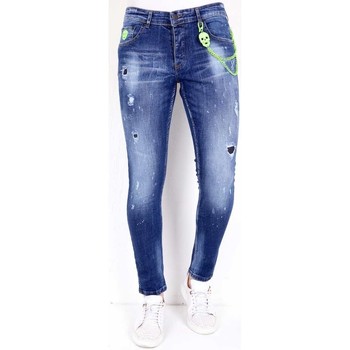 Local Fanatic  Slim Fit Jeans Jeans Mit Farbspritzer günstig online kaufen