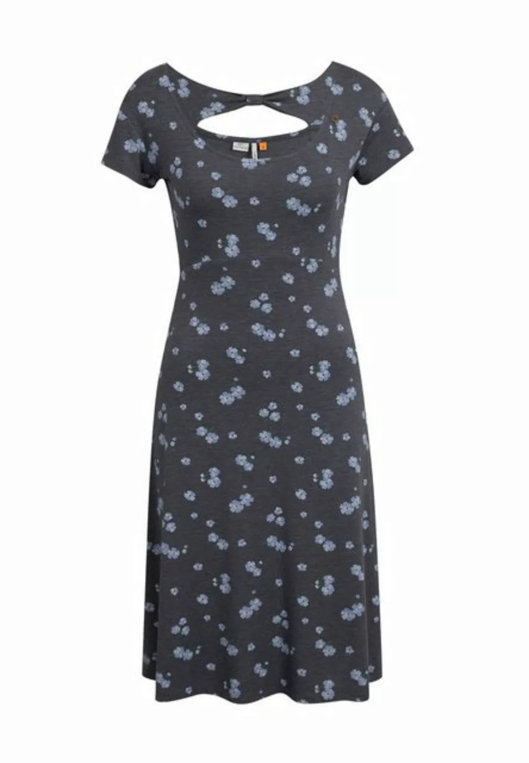 Ragwear Minikleid "LUNNGO DRESS", Ausschnitt hinten mit Detail und floralem günstig online kaufen