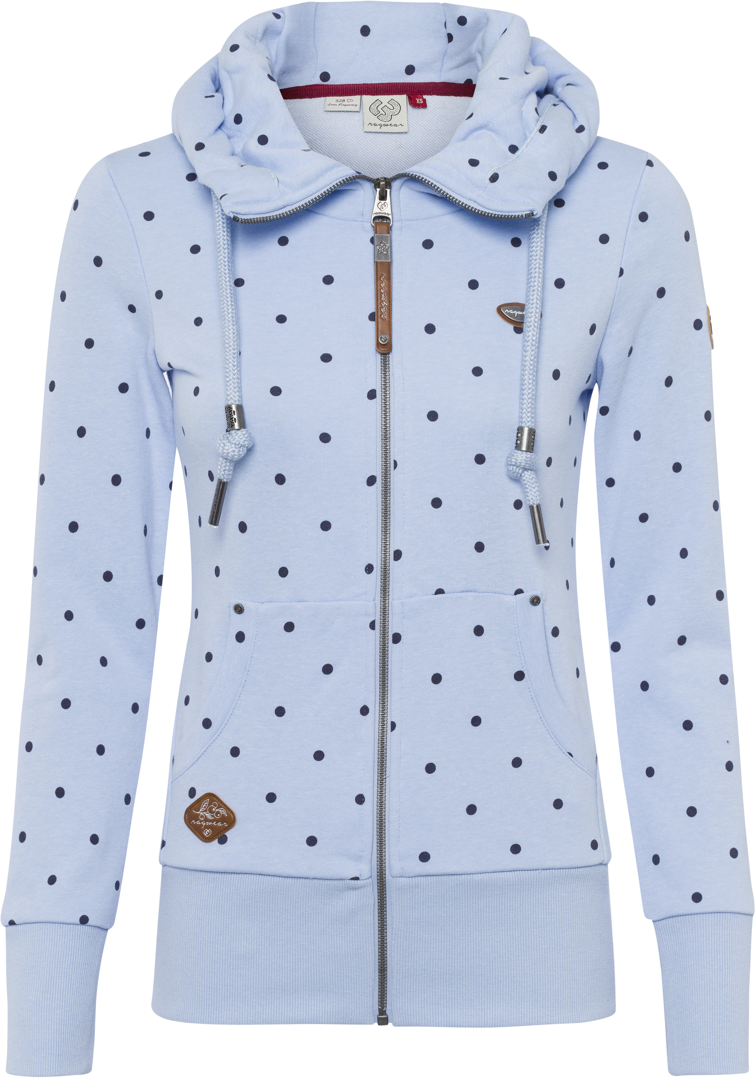 Ragwear Sweatjacke "NESKA DOTS O ZIP", im Allover-Dots Print Design günstig online kaufen