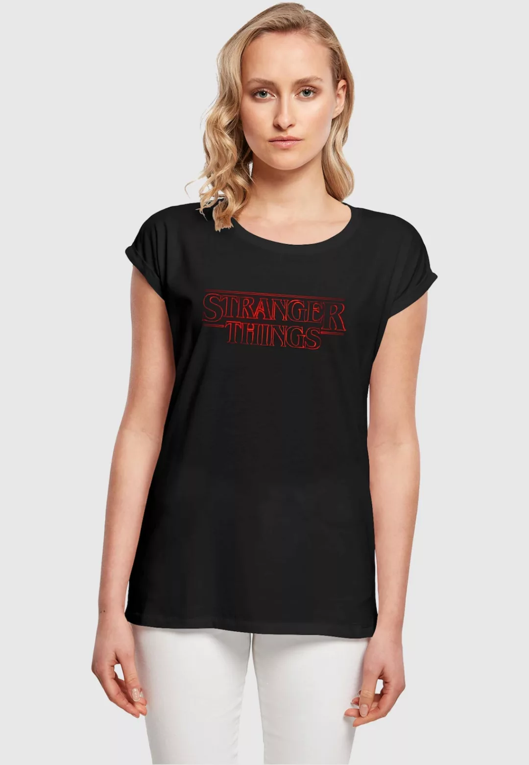 ABSOLUTE CULT T-Shirt "ABSOLUTE CULT Damen Ladies Stranger Things - Glow Lo günstig online kaufen