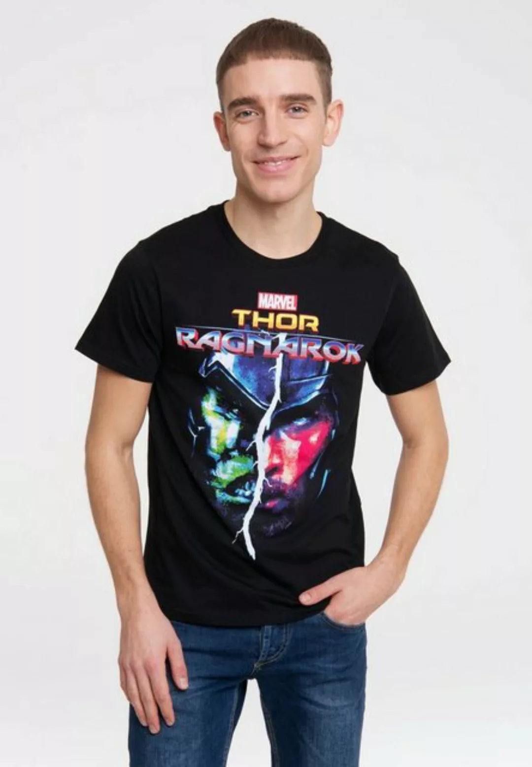 LOGOSHIRT T-Shirt Marvel - Thor Ragnarok mit coolem Thor-Frontprint günstig online kaufen