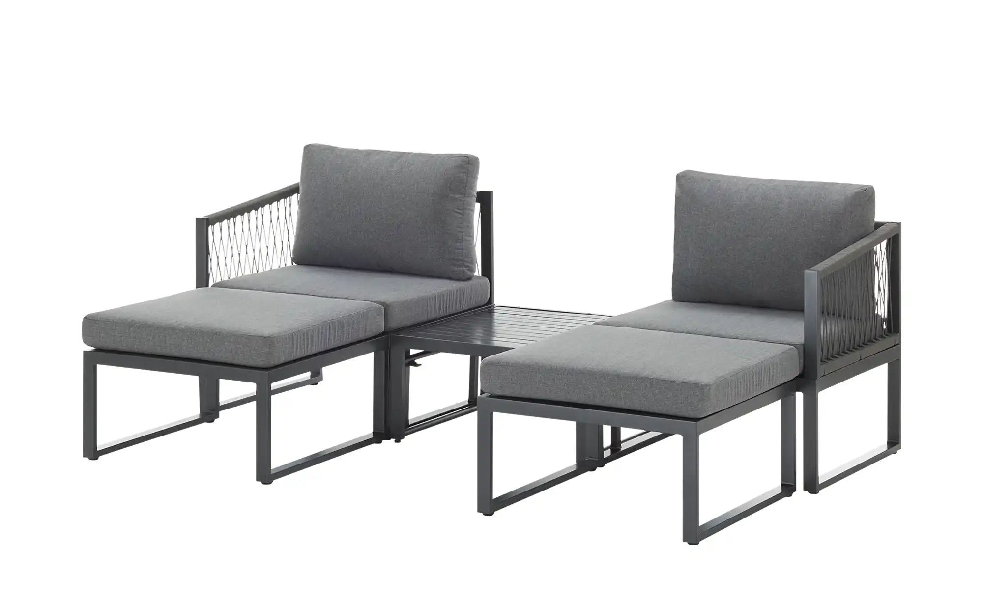 Modulares Sofa-Set  Genf ¦ grau Garten > Gartenmöbel > Gartenmöbelsets - Hö günstig online kaufen