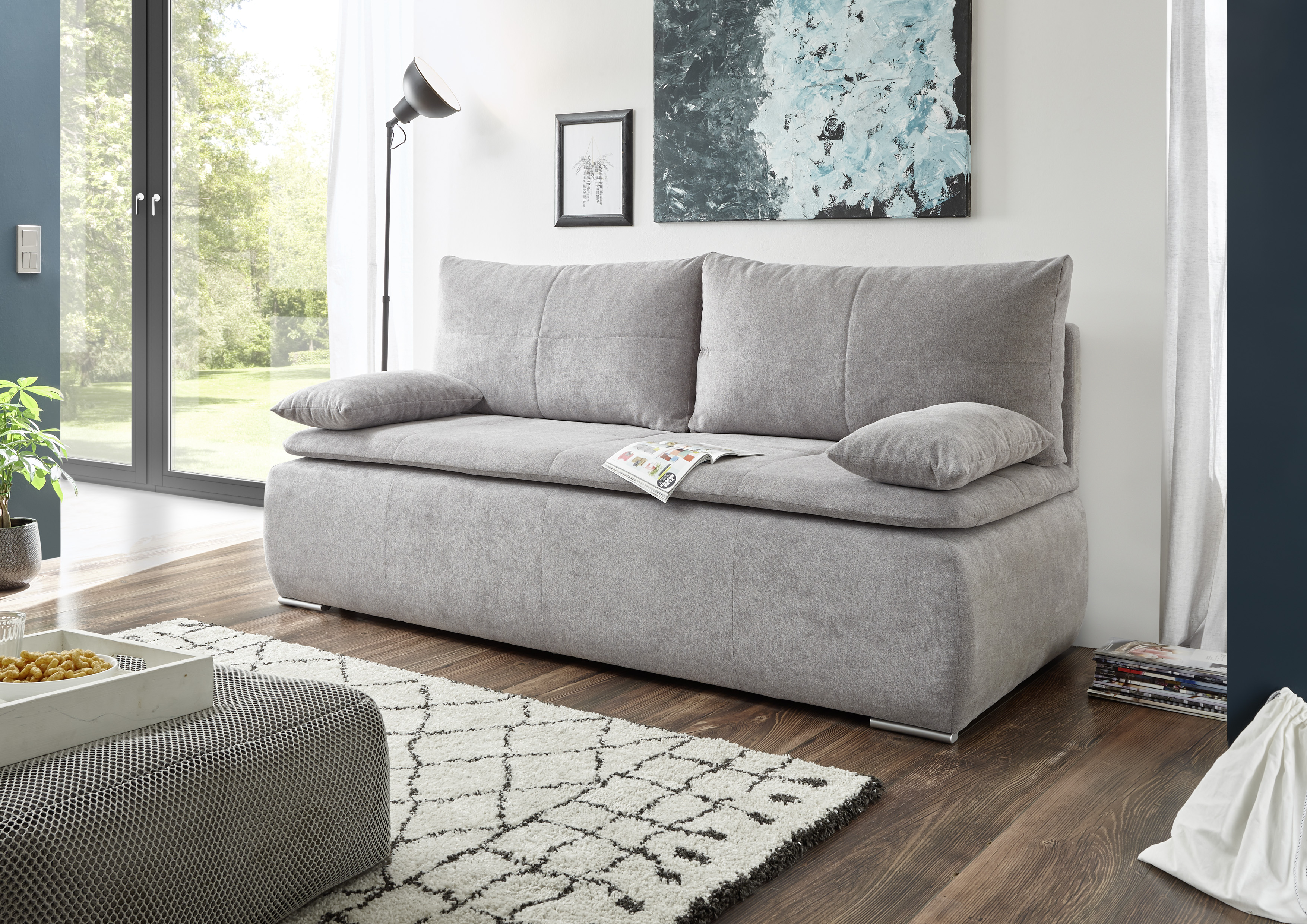 ED EXCITING DESIGN Schlafsofa "Jana", mit Bettfunktion und Bettkasten, sowi günstig online kaufen