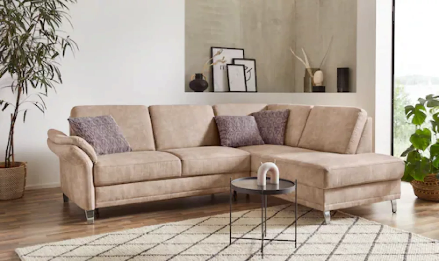 sit&more Ecksofa "Clio L-Form", wahlweise mit Bettfunktion und Bettkasten, günstig online kaufen