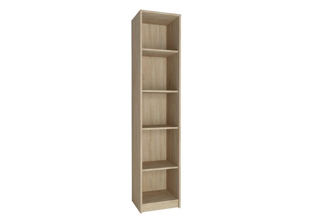 Home Collective Bücherregal mit 5 Ebenen Regal in matter Ausführung 39 cm b günstig online kaufen