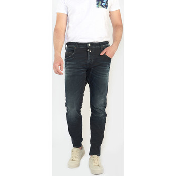 Le Temps des Cerises  Jeans Dalvik tapered bogenförmige Jeans blau-schwarz günstig online kaufen