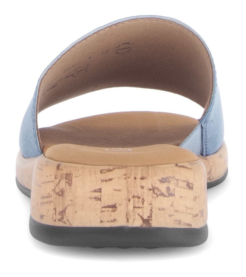 Gabor Pantolette "RHODOS", Sommerschuh, Komfortschuh, kleiner Stretcheinsat günstig online kaufen