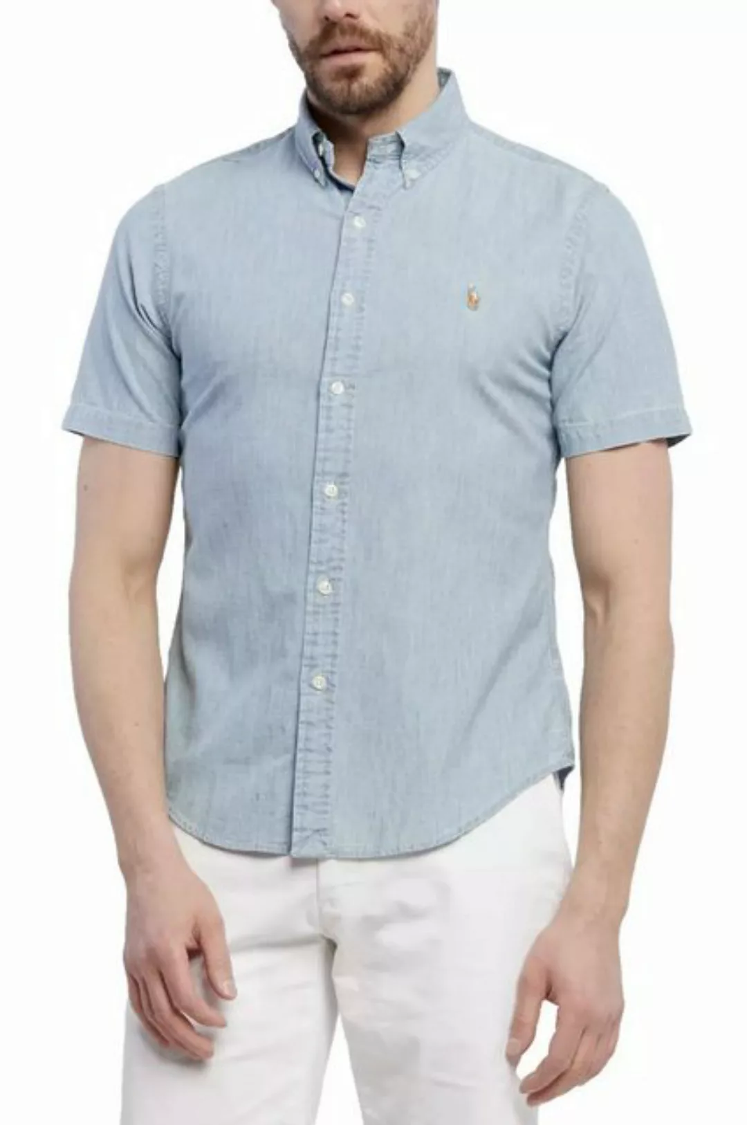 Polo Ralph Lauren Kurzarmhemd Herren Slim Fit Hemd Klassisches Retro-Shirt günstig online kaufen