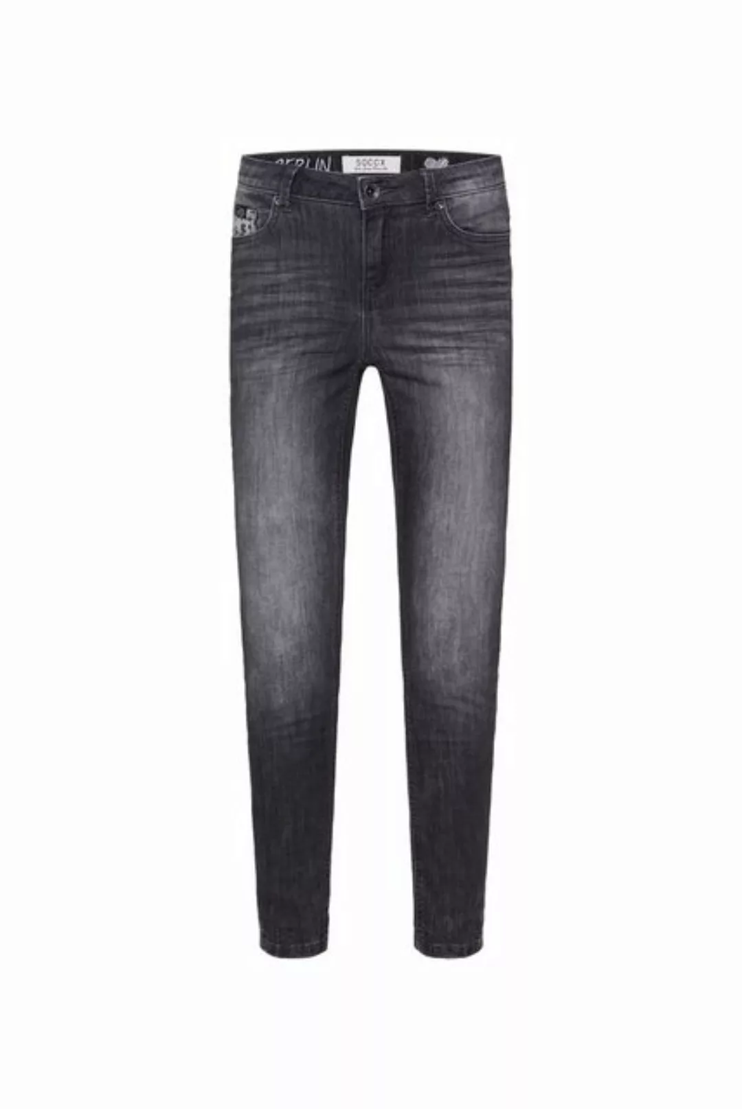 SOCCX Slim-fit-Jeans mit Turn-Up Saum günstig online kaufen