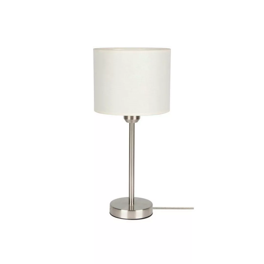 Britop Lighting Tischleuchte 7240127A0227 nickel matt beige Metall Stoff H/ günstig online kaufen