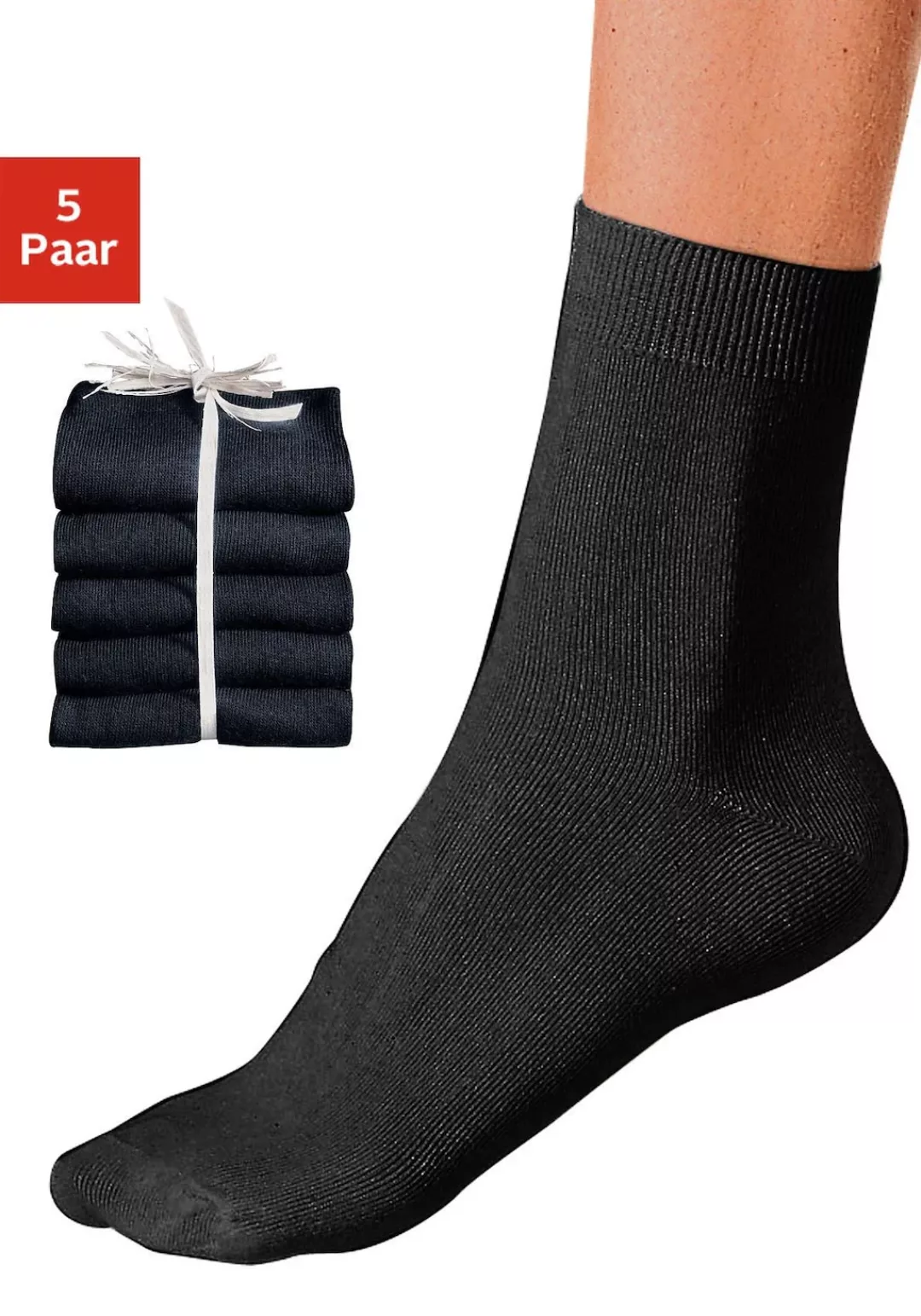 Go in Basicsocken, (Packung, 5 Paar), unifarben günstig online kaufen