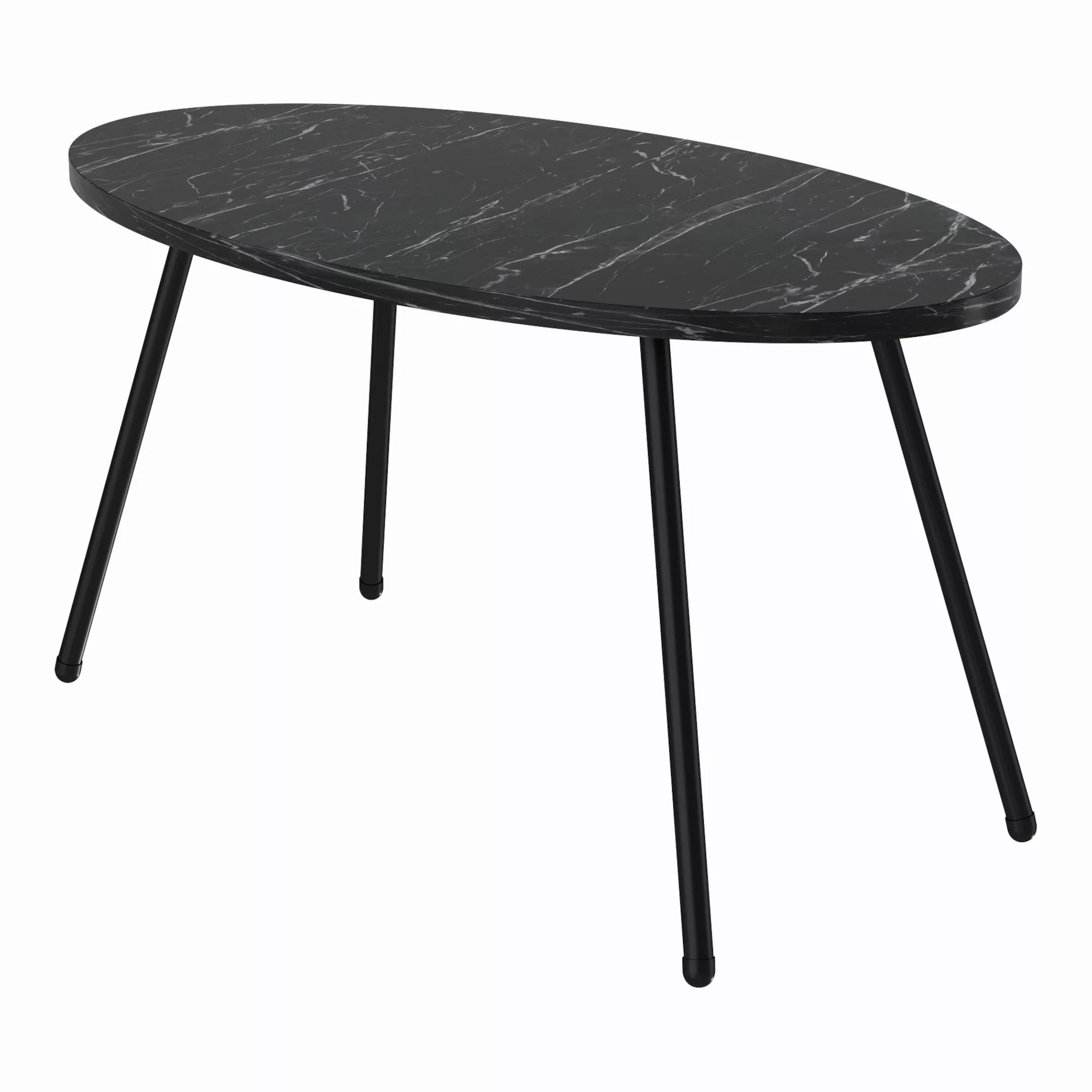 en.casa Couchtisch, »Skærbæk« Sofatisch oval 43 günstig online kaufen