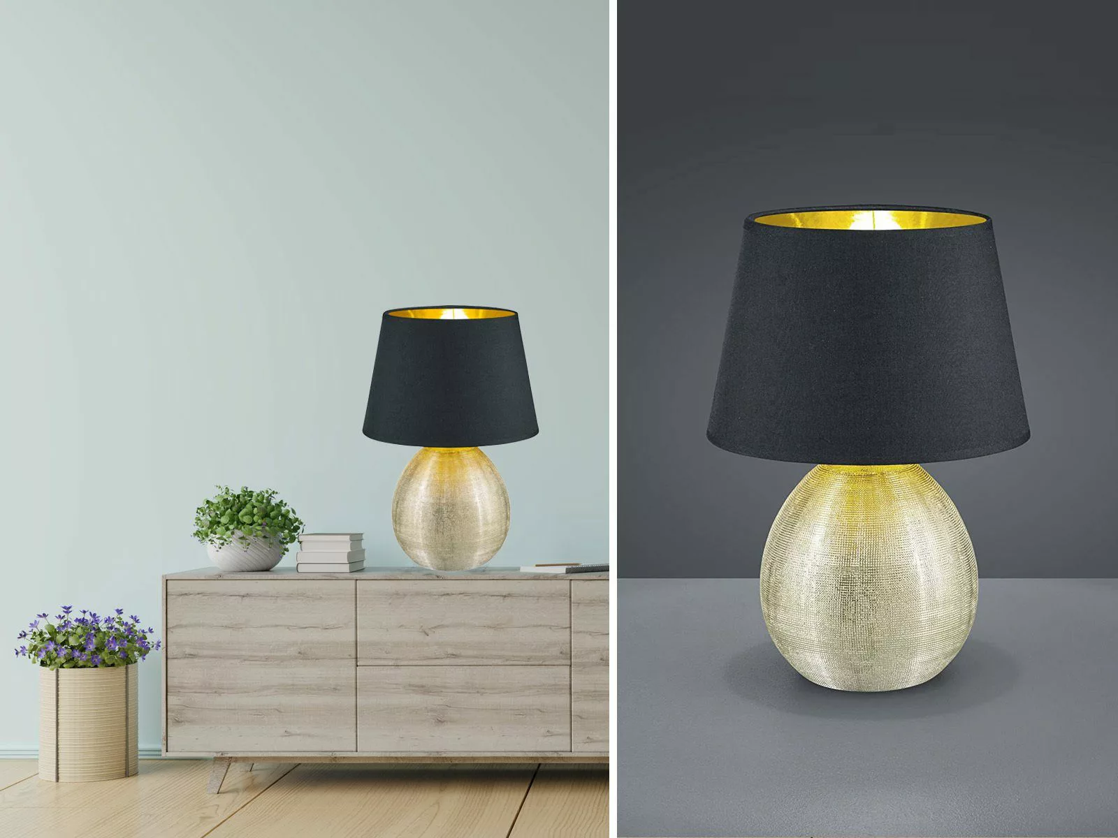 Reality Leuchten LED Nachttischlampe, Dimmfunktion, LED günstig online kaufen