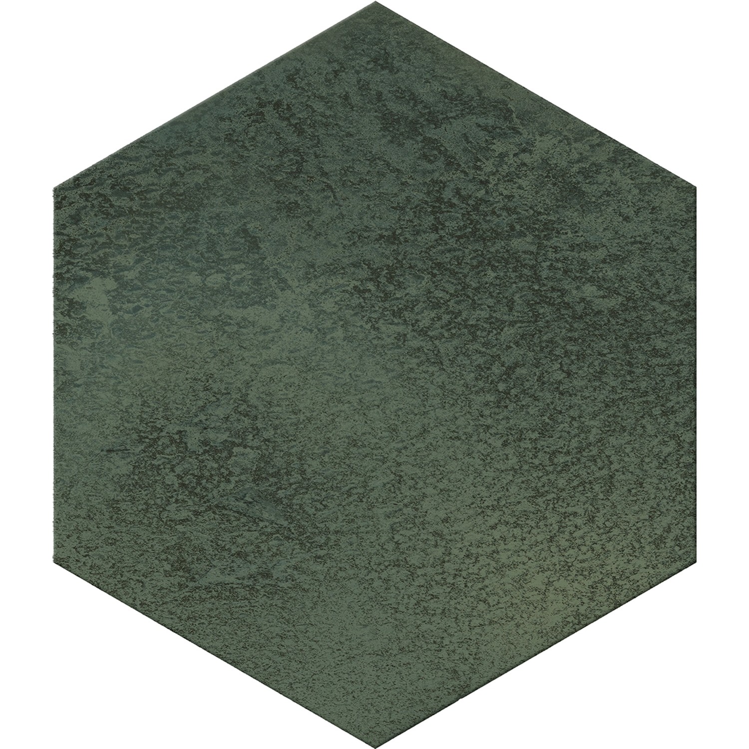 Feinsteinzeug Hexagon Green Glasiert Matt 21,5 x 25 x 0,9 cm günstig online kaufen