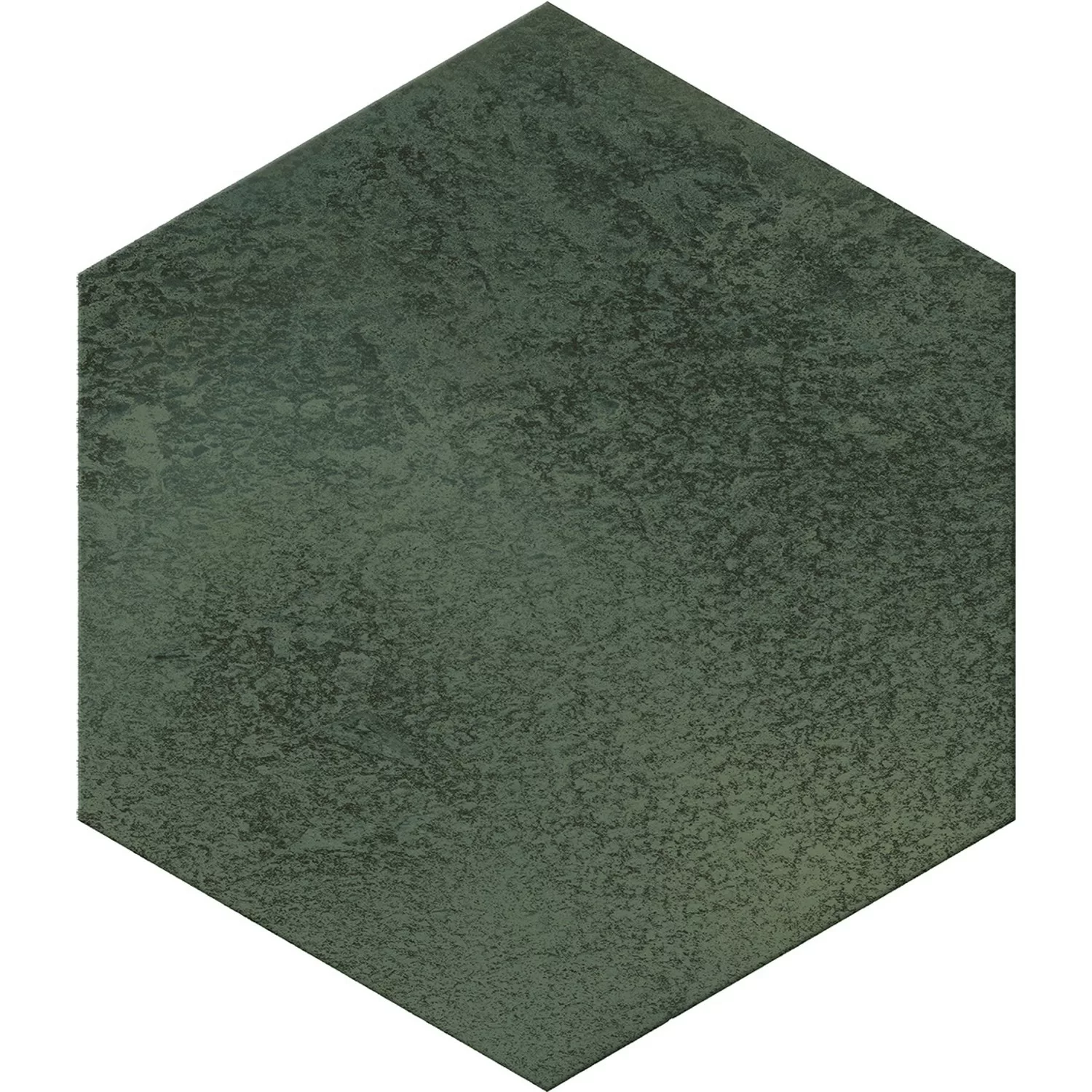 Feinsteinzeug Hexagon Green Glasiert Matt 21,5 x 25 x 0,9 cm günstig online kaufen