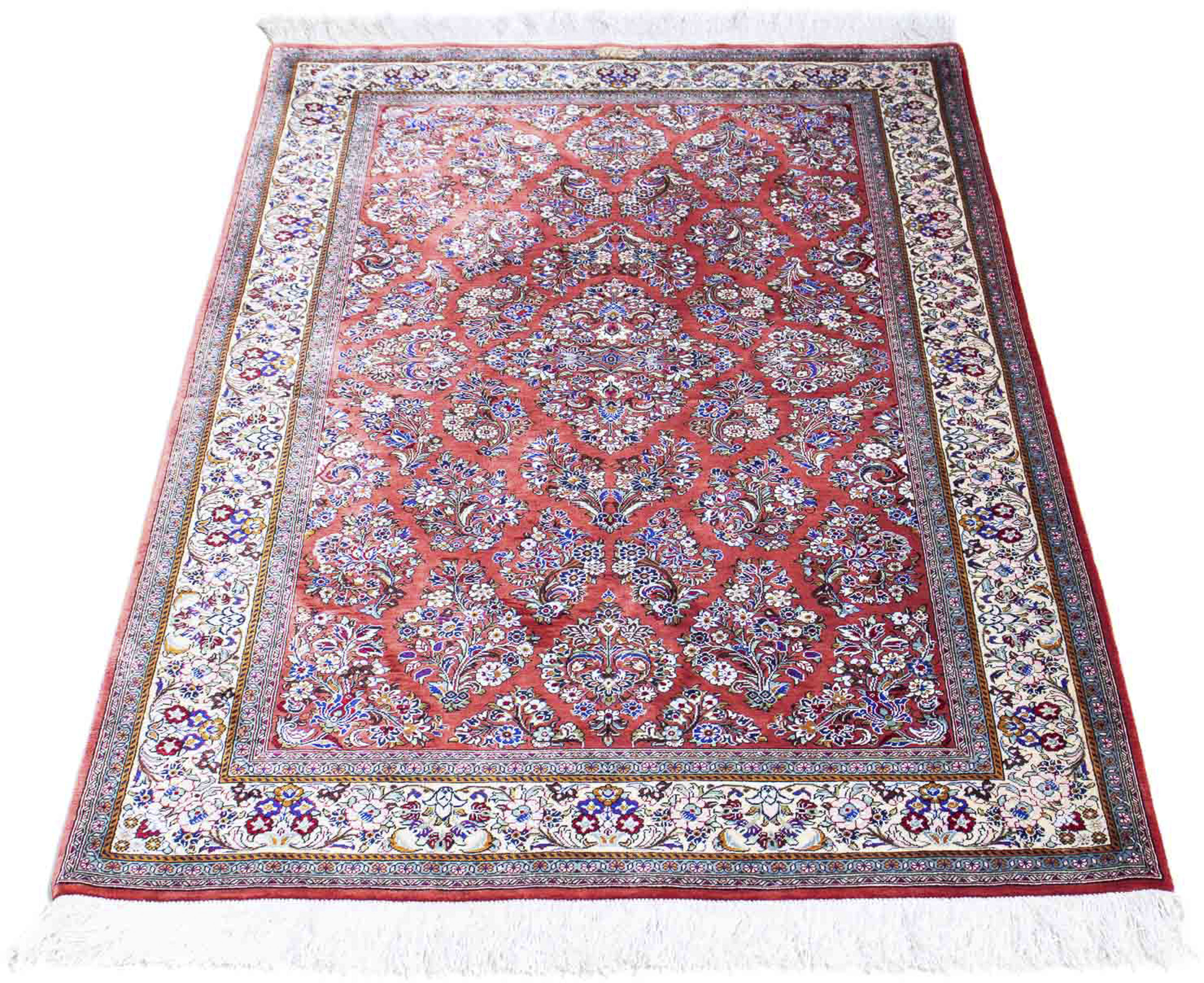morgenland Orientteppich »Perser - Ghom - 134 x 77 cm - rot«, rechteckig, W günstig online kaufen