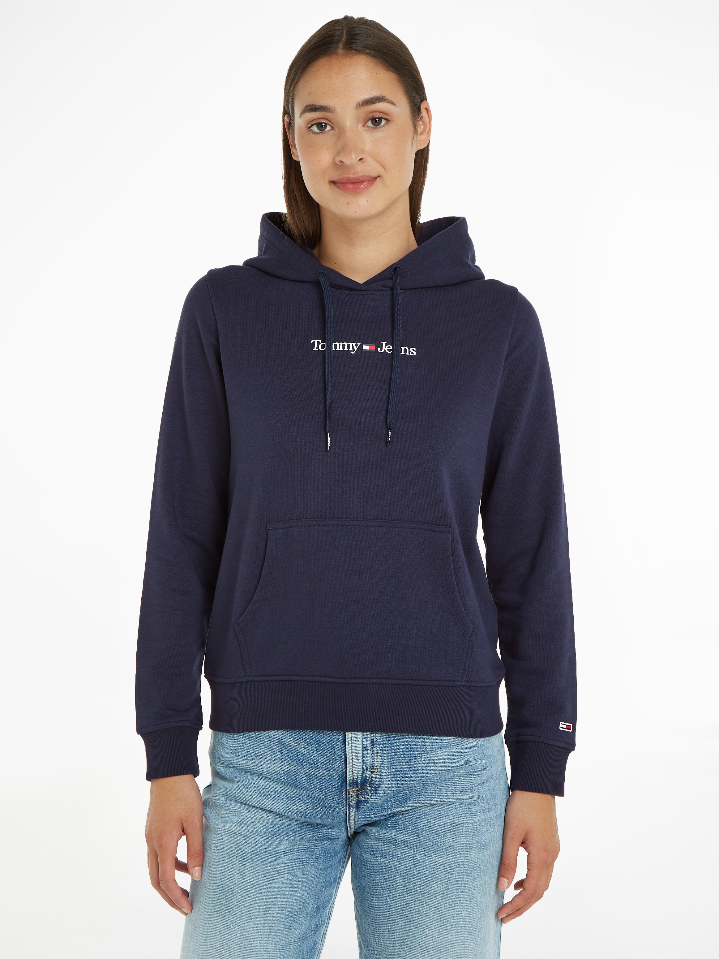 Tommy Jeans Kapuzensweatshirt TJW REG SERIF LINEAR HOODIE mit Tommy Jeans L günstig online kaufen