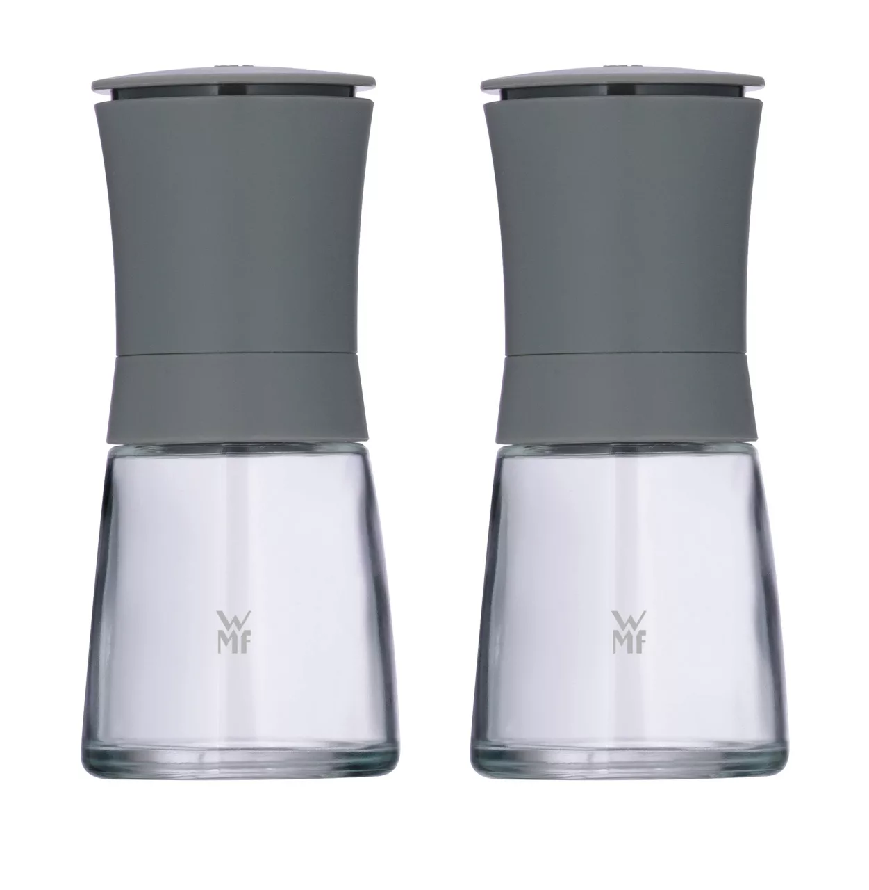 WMF Gewürzmühlen-Set  Trend - grau - Glas , Kunststoff - 14 cm - Küchenzube günstig online kaufen