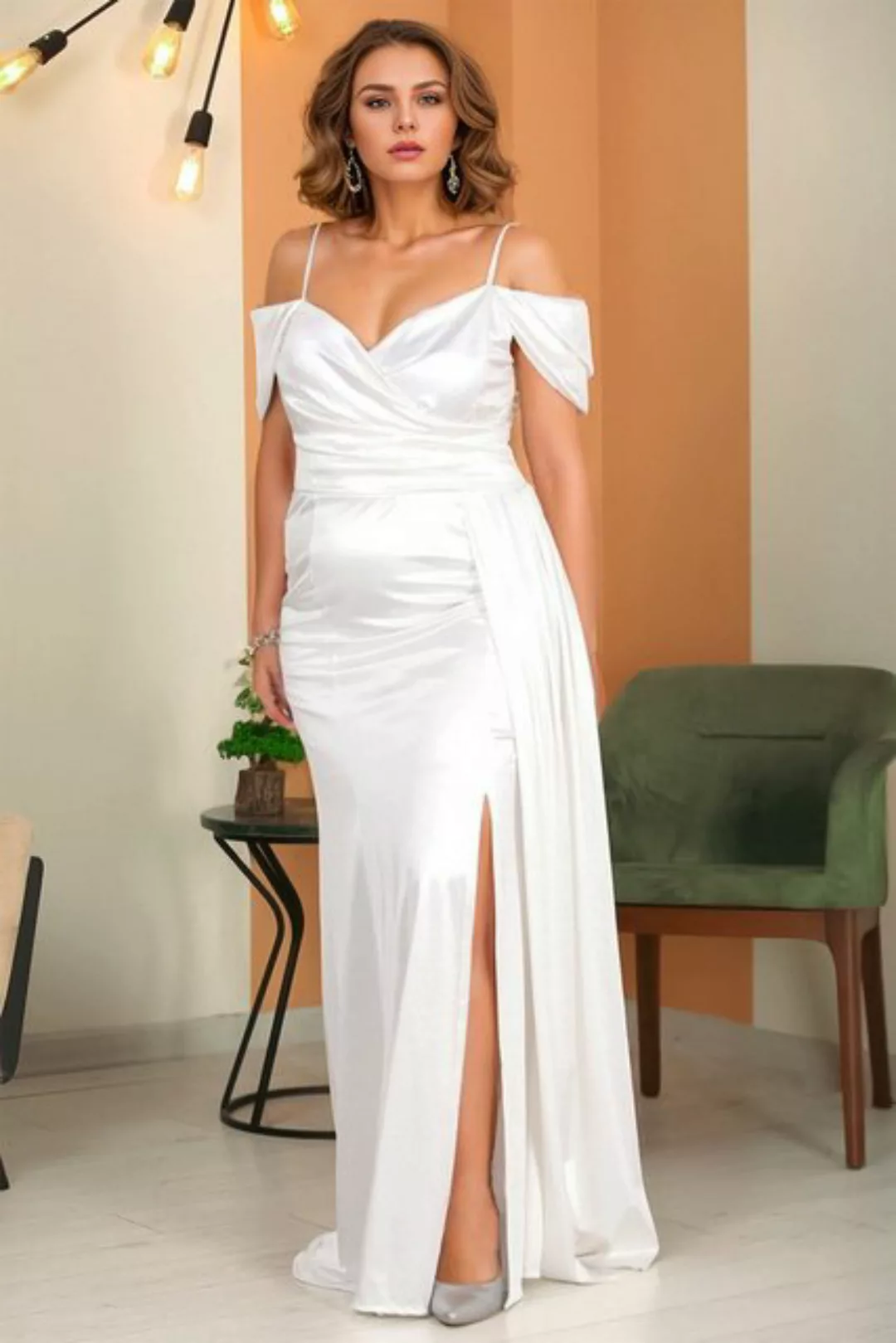 Modabout Abendkleid Langes Maxikleid Hochzeitskleid Für Damen - NELB1000D94 günstig online kaufen
