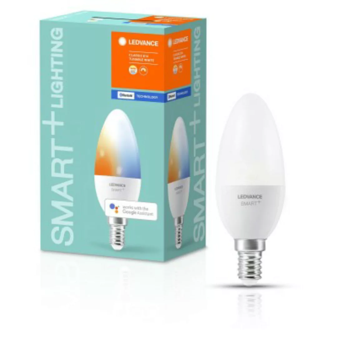 Ledvance Smart+ Bluetooth LED-Lampe Kerzenform E14/5W 470lm Tunable White günstig online kaufen
