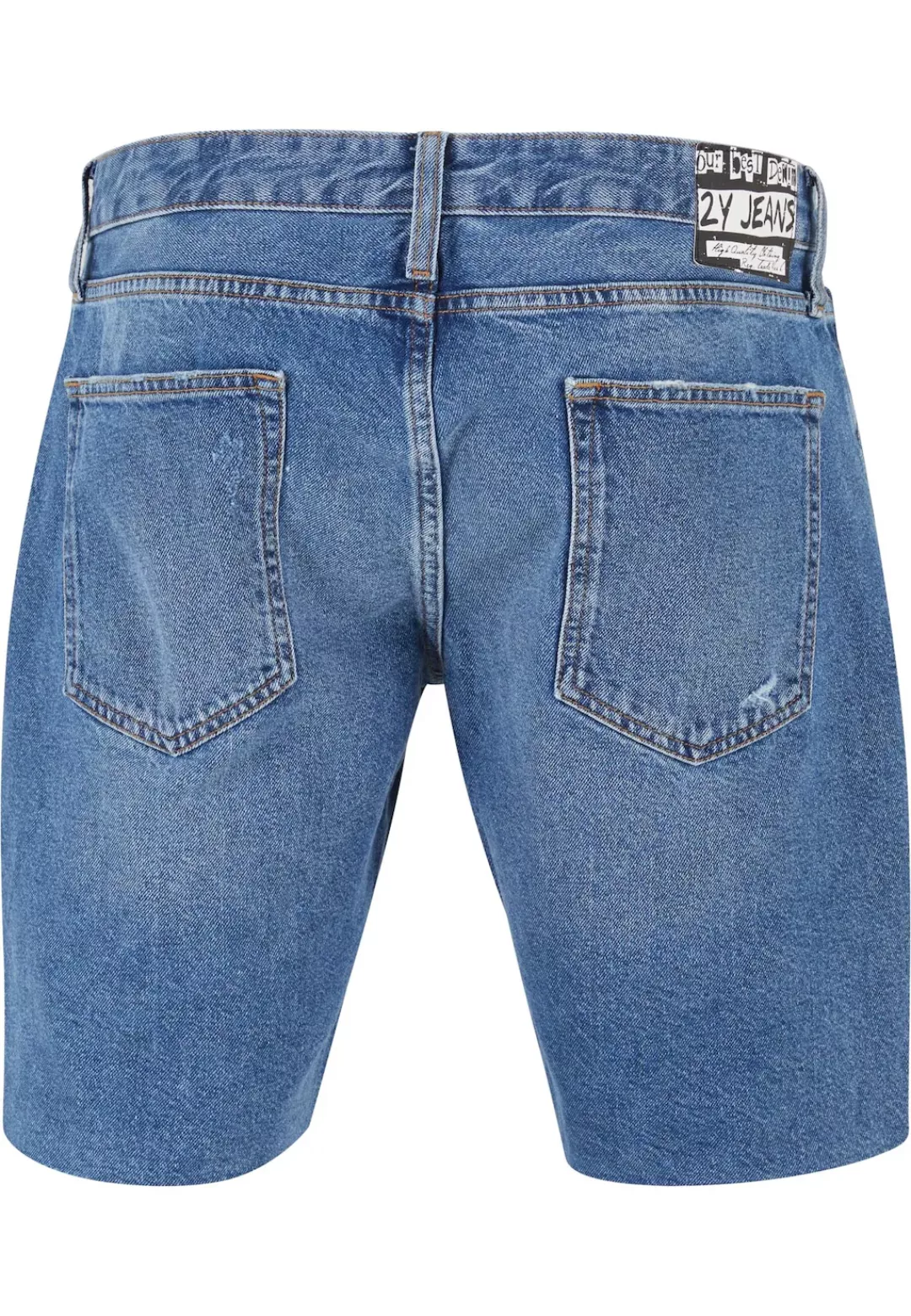 2Y Studios Bequeme Jeans "2Y Studios Herren 2Y Destroyed Denim Shorts" günstig online kaufen