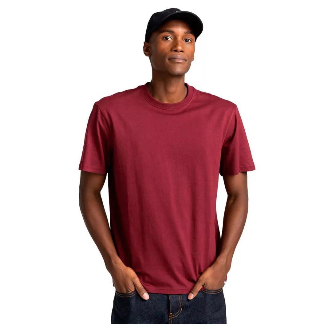 Element Basic Kurzarm T-shirt Mit Rundhalsausschnitt S Vintage Red günstig online kaufen
