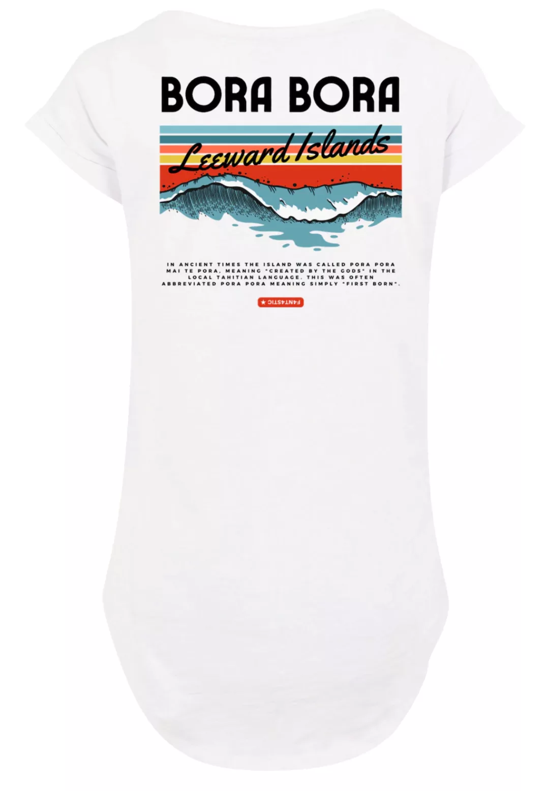 F4NT4STIC T-Shirt "PLUS SIZE Bora Bora Leewards Island", Print günstig online kaufen