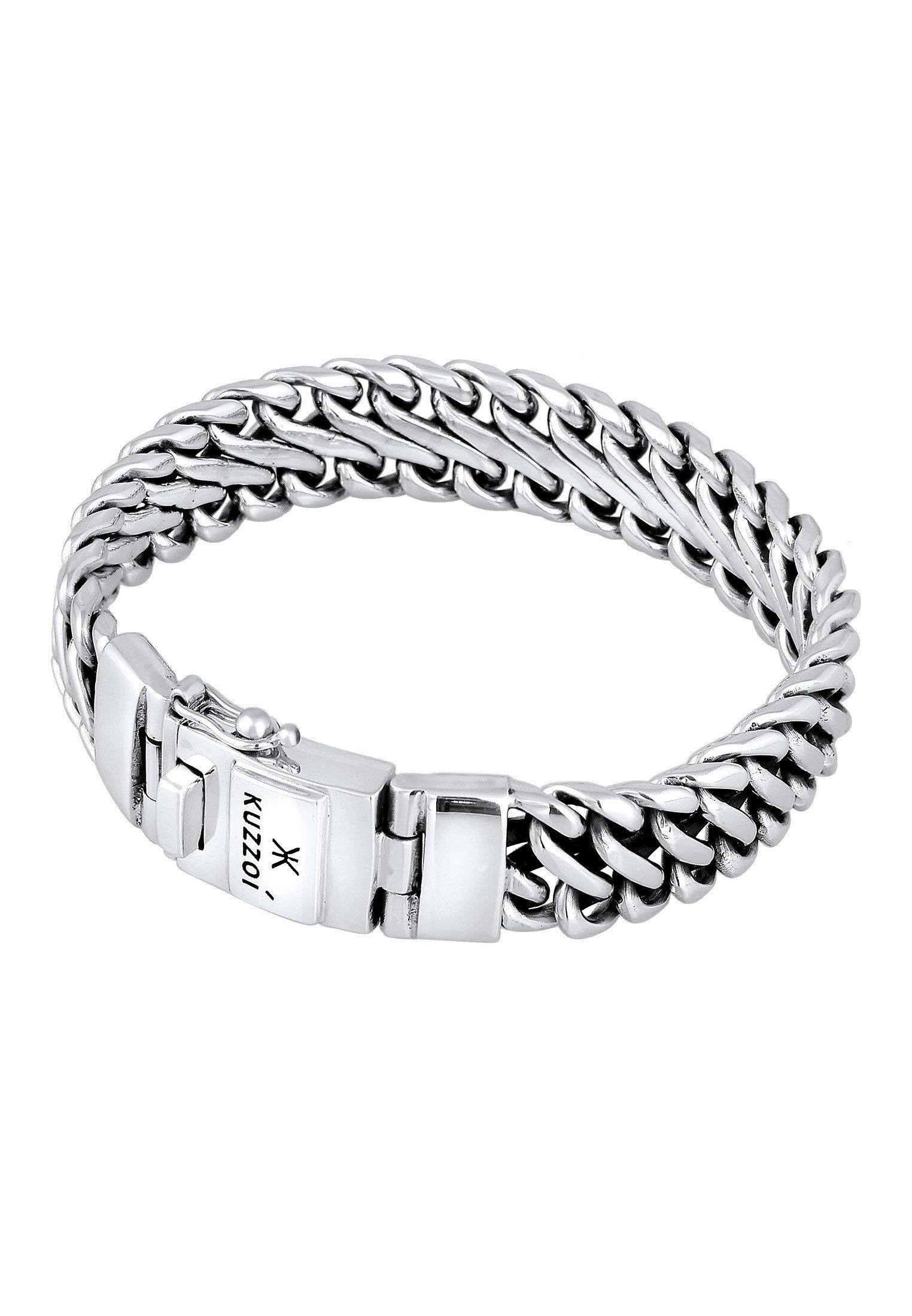 Kuzzoi Silberarmband Herren Panzer Glieder Trend günstig online kaufen