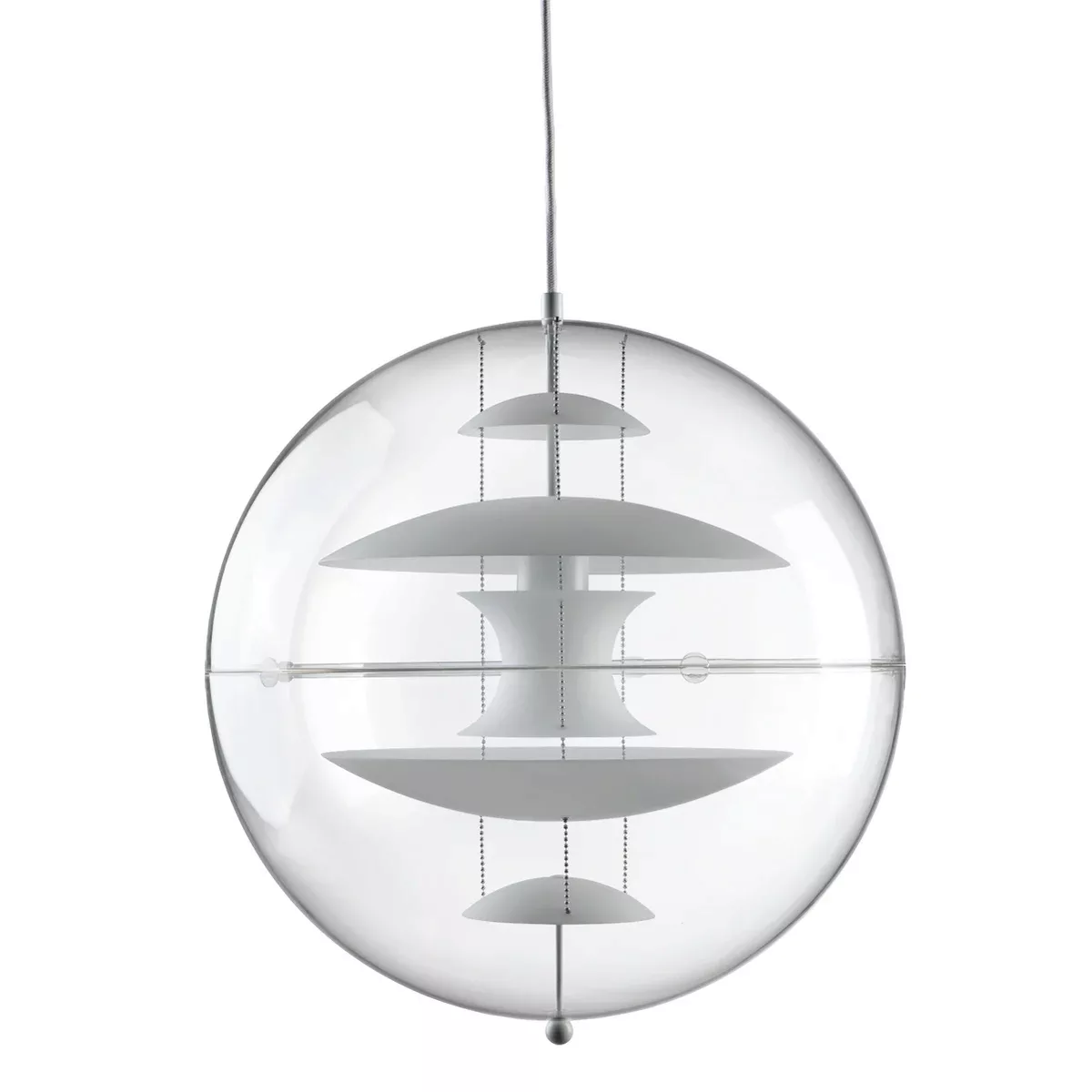 VerPan - VP Globe Glass Pendelleuchte Ø 40cm - weiß/Ø 40cm günstig online kaufen