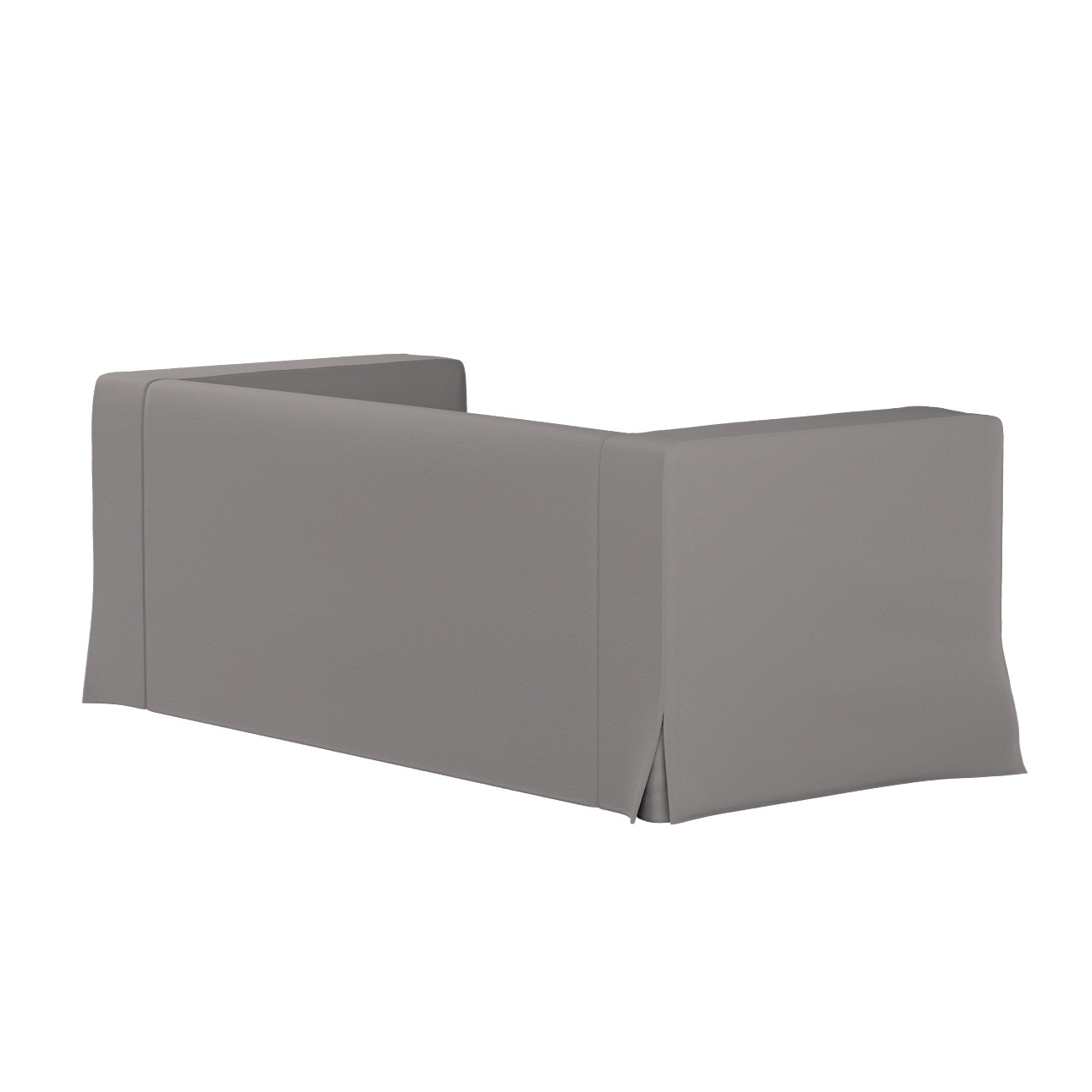 Bezug für Klippan 2-Sitzer Sofa, lang mit Kellerfalte, beige, Klippan 2-er, günstig online kaufen