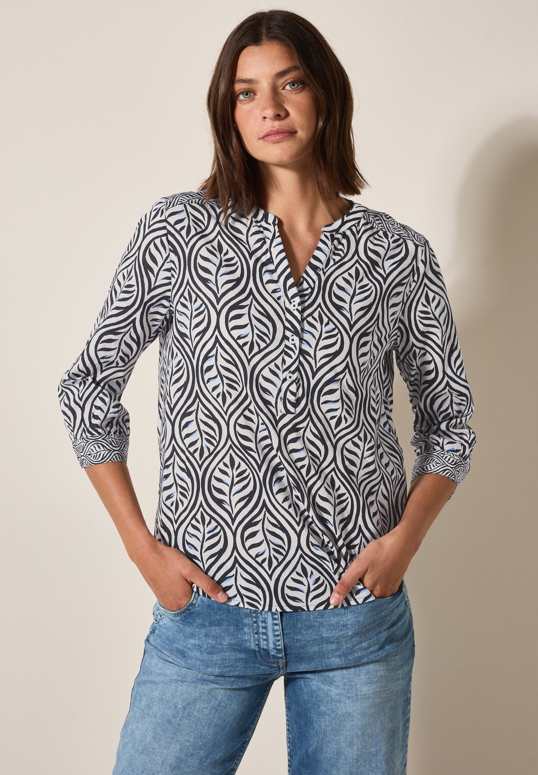 Cecil Shirtbluse, aus reiner Baumwolle günstig online kaufen