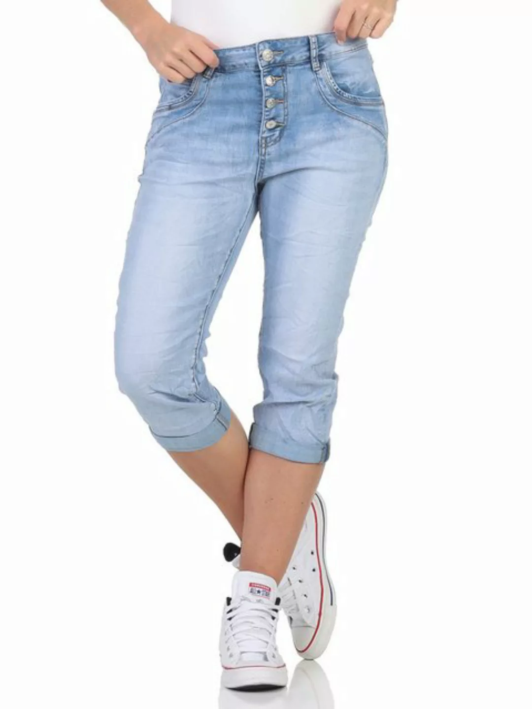 Karostar Caprijeans Karostar Damen Jeans 25102 40 Hellblau 25102 günstig online kaufen