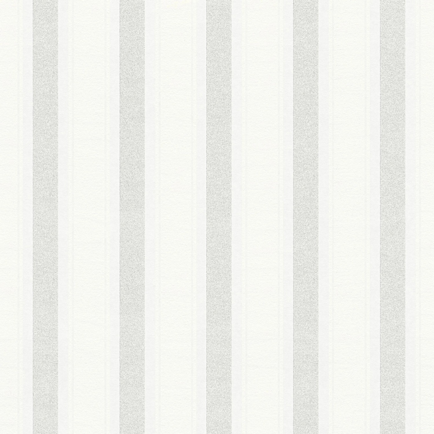 Bricoflor Vlies Streifentapete Weiß Grau Gestreifte Tapete mit Silber Glitz günstig online kaufen