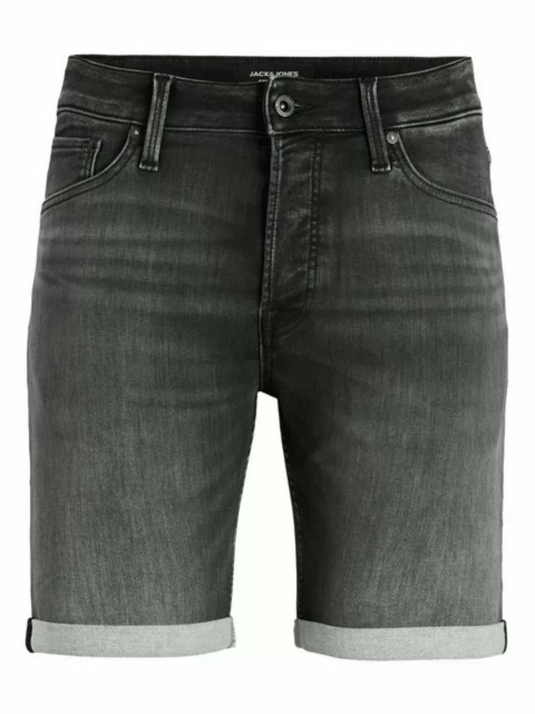 Jack & Jones Herren Jeans Short JJIRICK JJICON SQ 612- Relgular Fit - Schwa günstig online kaufen