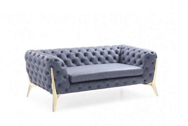 Xlmoebel Sofa Neues Designer-Sofa Chesterfield XXL mit Polsterung in Textil günstig online kaufen