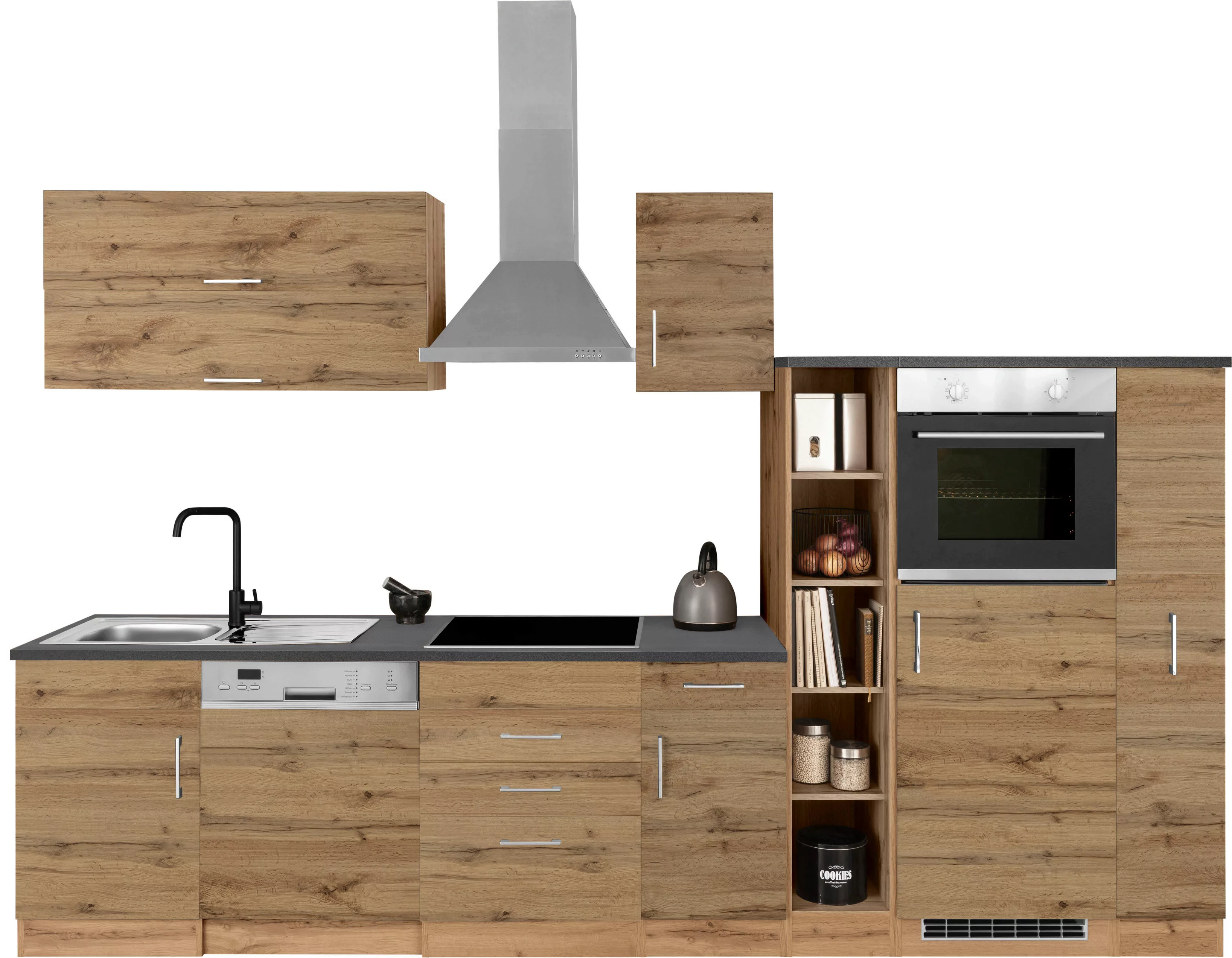 KOCHSTATION Küchenzeile "KS-Colmar", ohne E-Geräte, Breite 330 cm günstig online kaufen