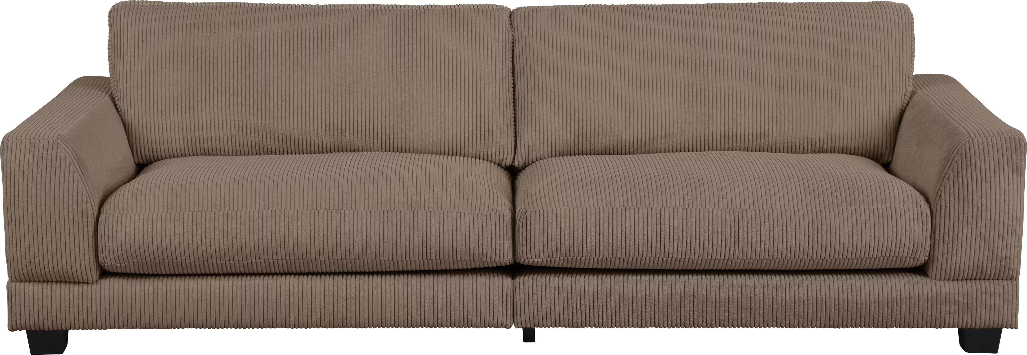 Home affaire 3-Sitzer "Parennes", mit attraktivem Cord-Stoff, Breite 224 cm günstig online kaufen