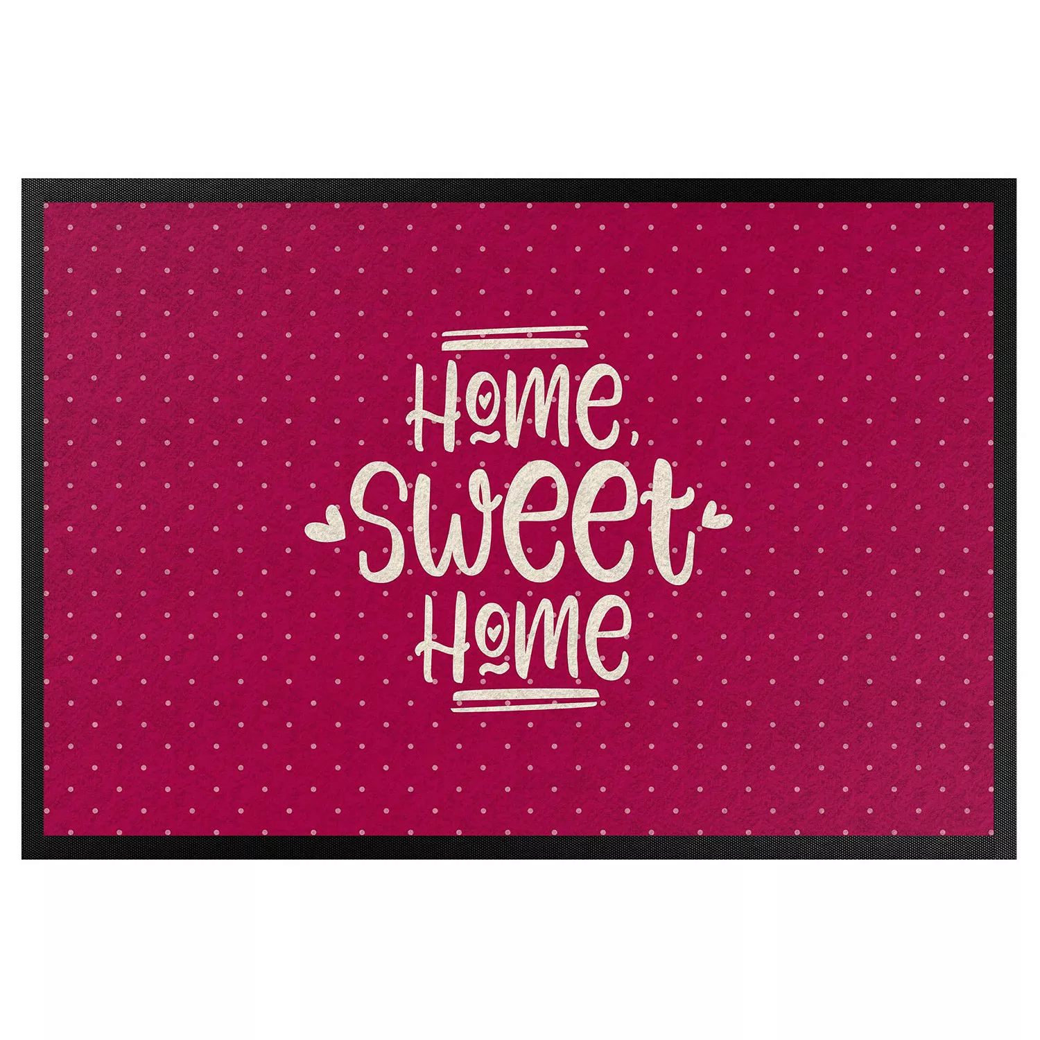 home24 Fußmatte Home Sweet Home Polkadots günstig online kaufen
