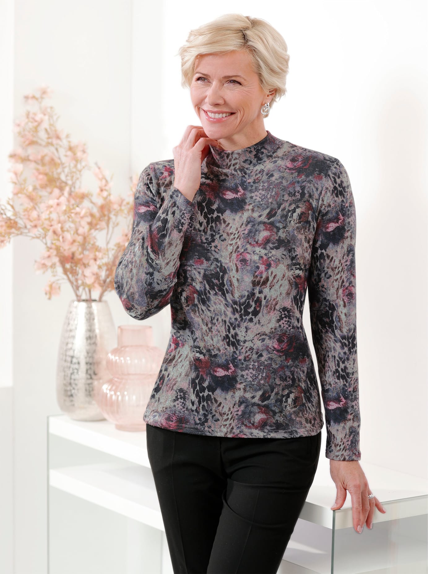 Classic Stehkragenshirt "Shirt", (1 tlg.) günstig online kaufen
