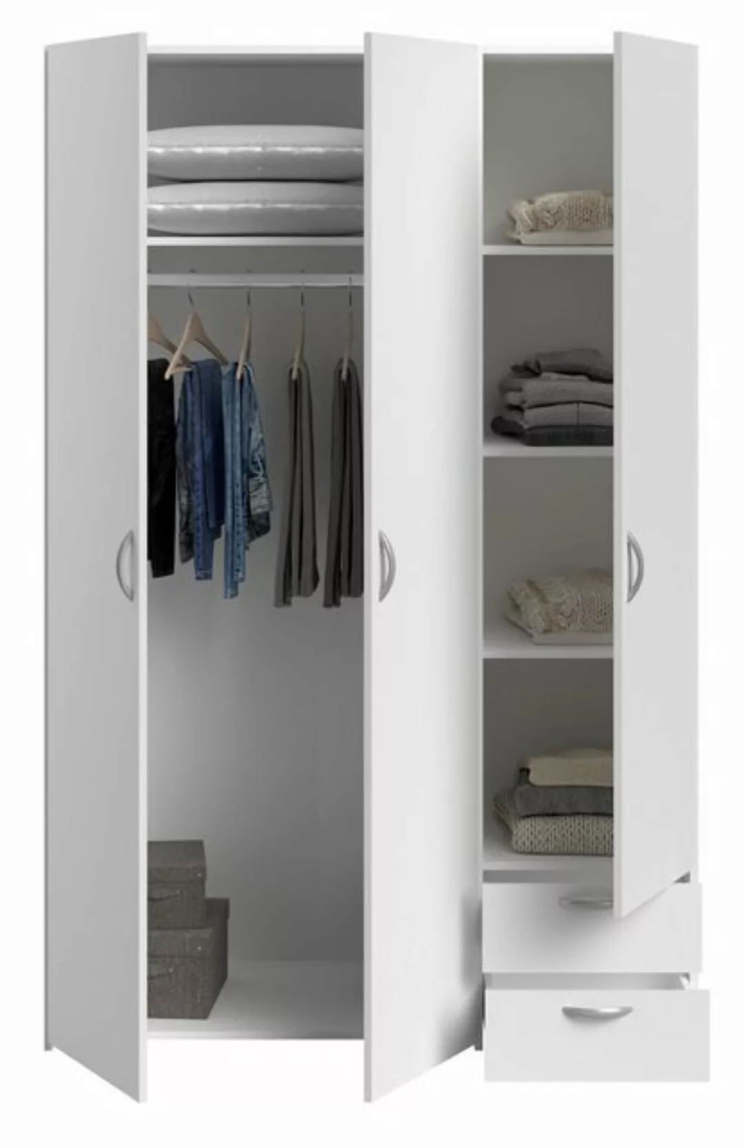 Parisot Kleiderschrank Daily 2 Parisot Eleganter Kleiderschrank 3-türig in günstig online kaufen