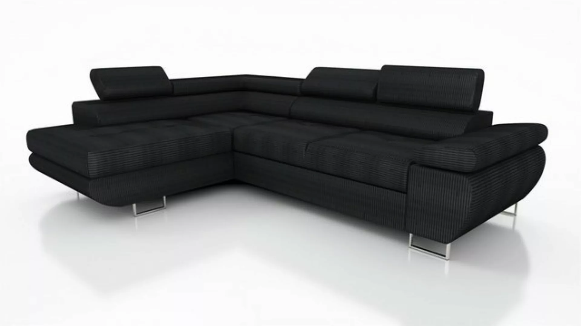 Fun Möbel Ecksofa Ecksofa Sofa ELON in Stoff Scala mit Schlaffunktion und O günstig online kaufen