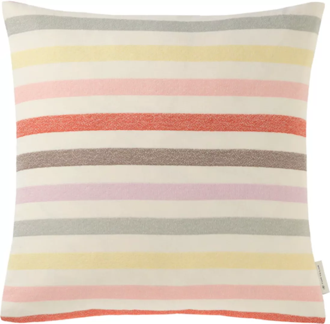 TOM TAILOR HOME Kissenbezüge »Pastel Stripe«, (1 St.), in frischen Farben günstig online kaufen
