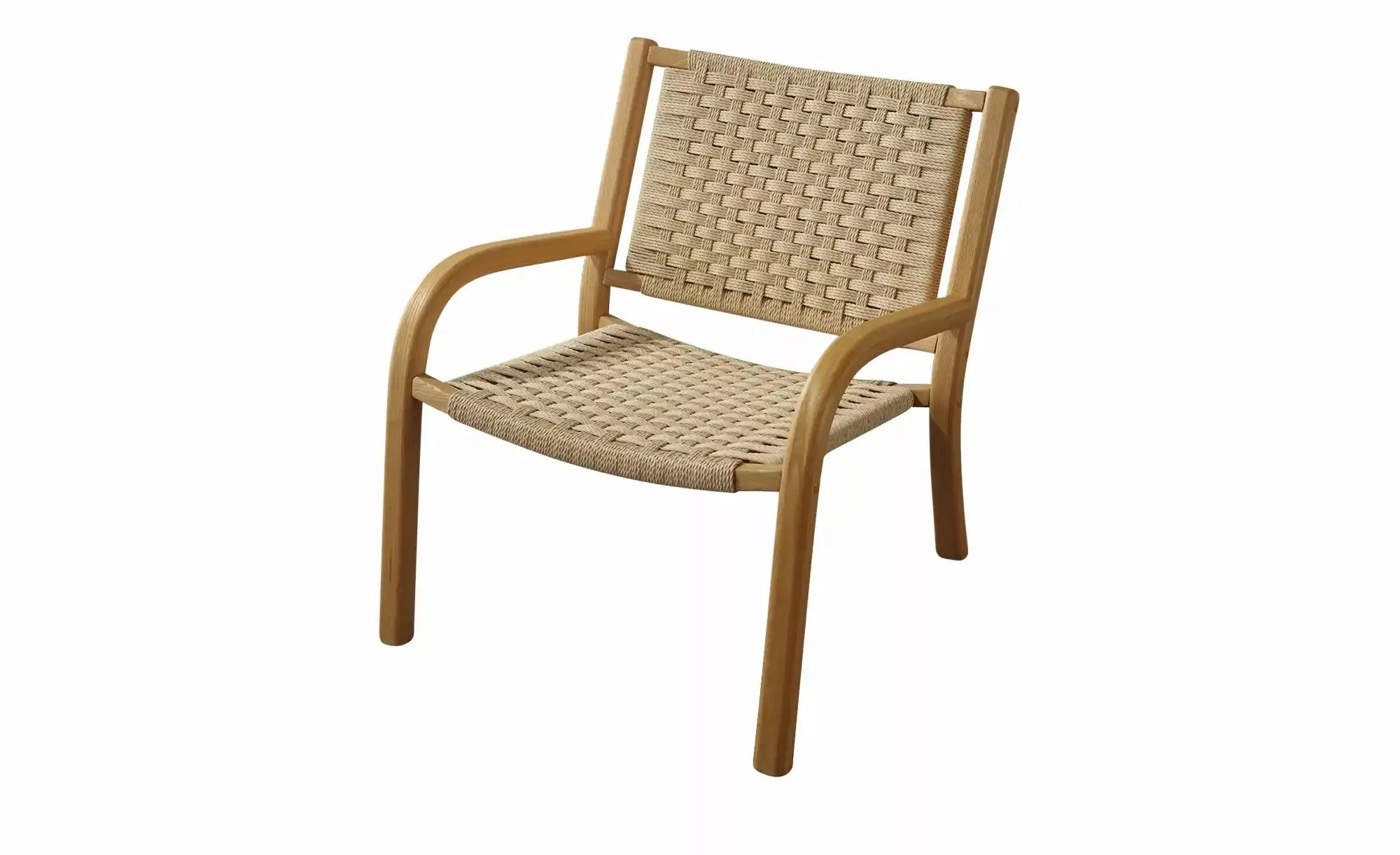 Sessel  Sandy ¦ beige ¦ Maße (cm): B: 67,5 H: 68 T: 55.5 Stühle > Holzstühl günstig online kaufen