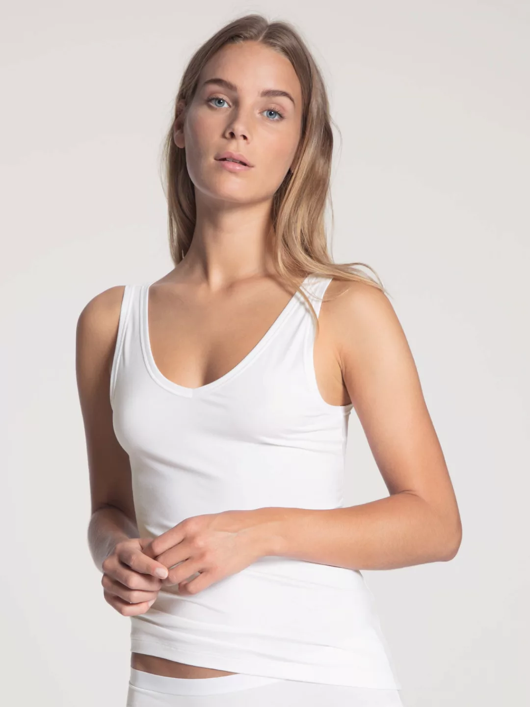 CALIDA Unterhemd "Natural Joy", Tank-Top, V-Neck günstig online kaufen