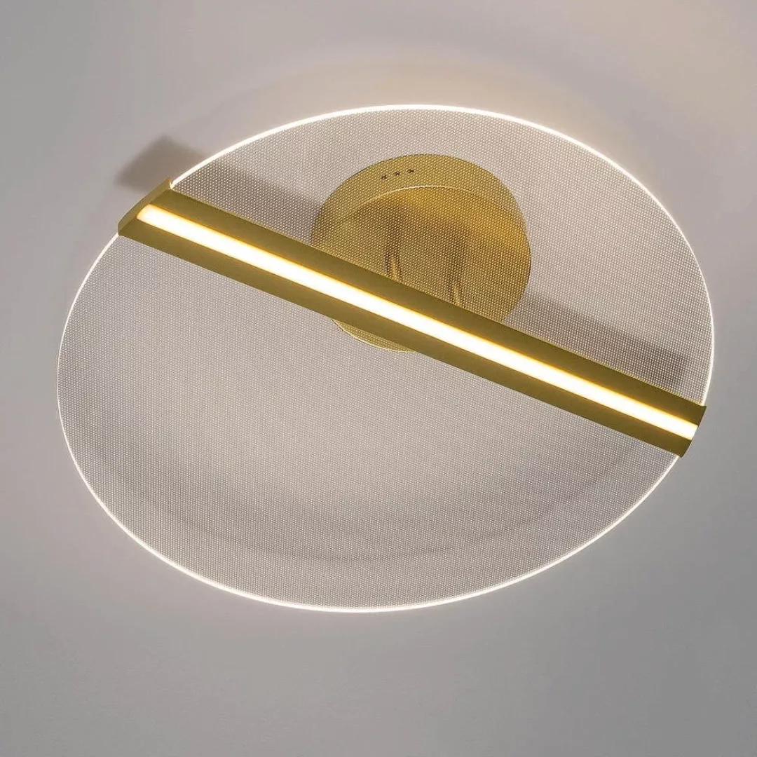 LED Deckenleuchte Jertuna in Gold 30W 1869lm günstig online kaufen